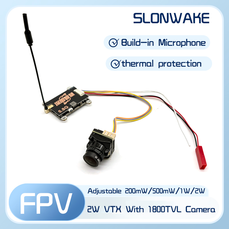 SLONWAKE 5.8G 56CH 2W verici V - Fpv Drone Frame incelemesi ve fiyatı