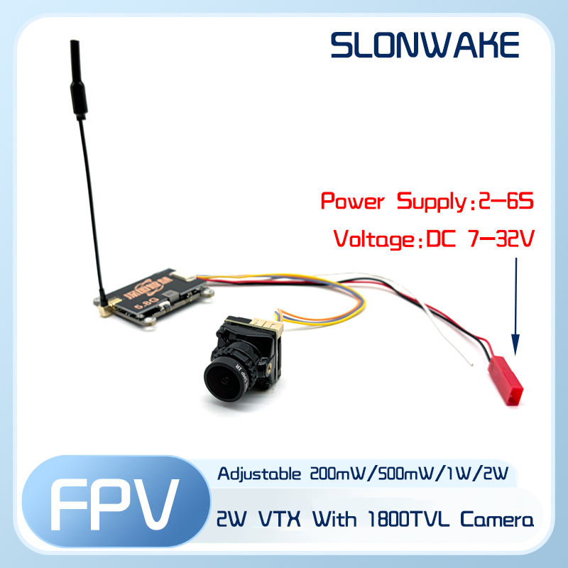 SLONWAKE 5.8G 56CH 2W verici V - Fpv Drone Frame incelemesi ve fiyatı