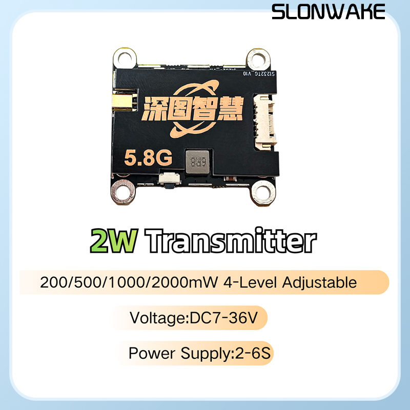 SLONWAKE 5.8G 56CH 2W verici V - Fpv Drone Frame incelemesi ve fiyatı